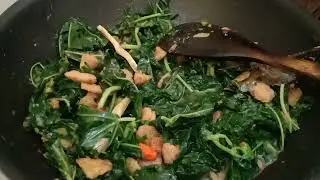Masakan Rumahan, masak sayur singkong campur daging analog(vegan) #vegan #masakanrumahan #sayuran