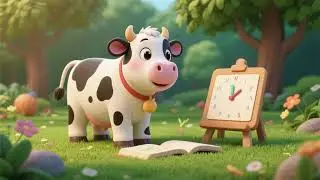 Baby Cow Nature Learning Time 🐄🌿 | Calm Farm Learning Song for Toddlers