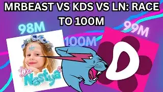 MrBeast VS Kids Diana Show | Race to 100M SUBSCRIBERS!