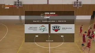 CEYBL U12, 30. 1. 2026, SKM Zastal Zielona G&oacute;ra - WKK Wroclaw