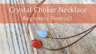Doubled Layered Choker Necklace DIY - How to Make a Gemstone Double Choker Necklace - Easy Tutorial
