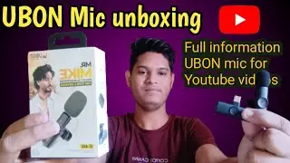 UBON vlogging Mic GT - 400  Unboxing || Mr. Mike wireless collar Microphone type - c || vlogging Mic