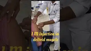 IM injection at Deltoid Muscle 💪 #shorts