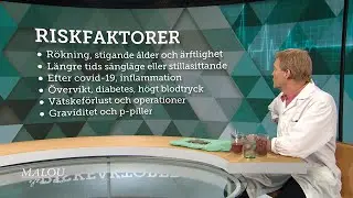 Så farlig är en blodpropp – det är varningssignalerna - Malou Efter tio (TV4)