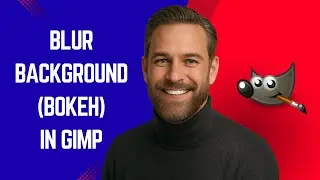 How to Blur Backgrounds Bokeh Effect in GIMP - GIMP Tutorial for Beginners