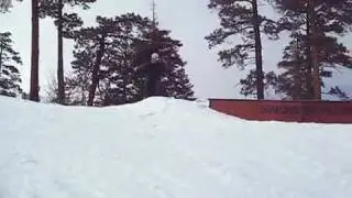 Gary Stewart 50/50 railslide Snow Summit