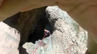 Brittney 60' rappell top side