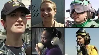 More Than 800 Women Work Aboard US Aircraft Carrier
