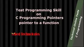 A C Programming question on pointer to a function