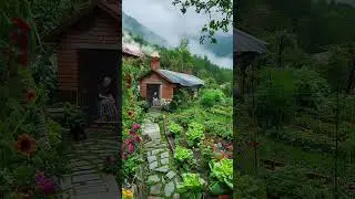 Rural life is simple and peaceful 147 #rural #village #countryside #relaxing #garden #simplelife