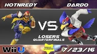 City Trial 2 - HotNRedy (C Falcon) Vs. Dardo (Falco) - Smash 4 - Smash Wii U - Losers Quarters