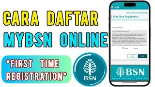 Cara daftar BSN online - MYBSN online Bank Simpanan Nasional