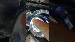 Car Headlight upgrade Dual Laser projector 👌😯 #car #projector #viral