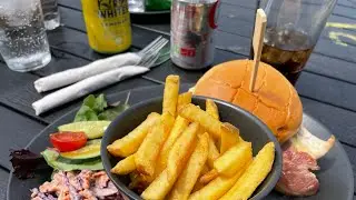 Gwithian towens beach hayle , sunset cafe great food !!