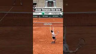 Jordan Thompson kick serve ace 🚀 🎾 fire