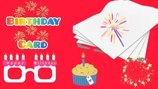 Birthday Card Making Ideas/ Simple N Easy A4 Size White Sheet Card Making Ideas 