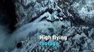 High-flying drone footage from Norway