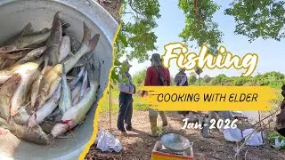 បបក់ត្រីជាមួយបងៗជើងចាស់ នៅកំពង់ឆ្នាំង