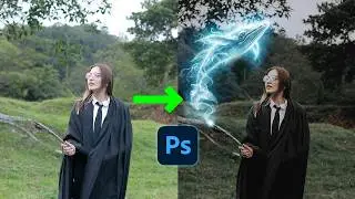 🧙‍♂️COMO EDITAR fotos de TERROR HALLOWEEN con INTELIGENCIA ARTIFICIAL (EFECTO PATRONUS photoshop)