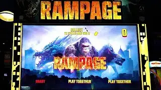 RAMPAGE ARCADE Game Play: 2018 