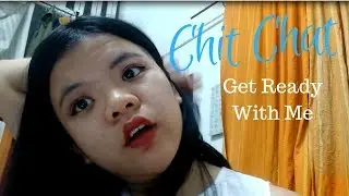 Chit Chat GRWM | Red-Toned Glam Makeup