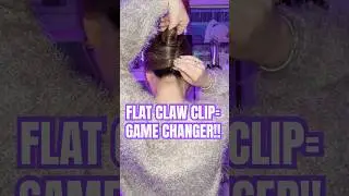 Wait these are ACTUALLY a game-changer!!😮#flatclawclip #easyupdo #updo #clawclip