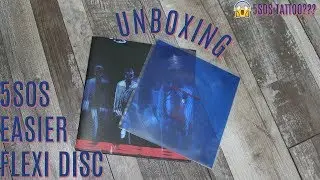 5 Seconds of Summer - EASIER BLUE FLEXI DISC + BOOK MERCH UNBOXING