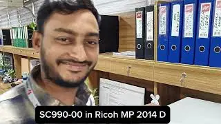 Ricoh MP 2014D How to reset SC 990-00 | How to update firmware in Ricoh MP 2014D? 