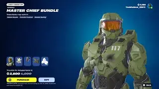 MASTER CHIEF BUNDLE RETURNS ! December 7th 2025 Fortnite ItemShop | Chapter 7 Season 1