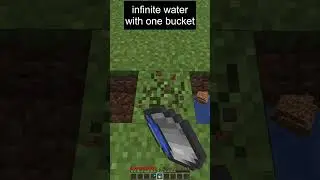 Minecraft Infinite Water Moment 💧