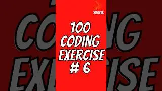 Coding Exercise| Coding Questions |#6  