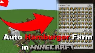 Full Automatic Hamburger Factory in Create Mod + Farmer's Delight | Minecraft 1.19.2 Tutorial