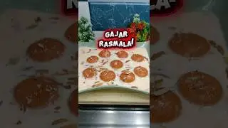 Gajar Rasmalai winter Special Carrot Dessert easy Rasmalai Recipe #viral #recipe #shorts #cooking