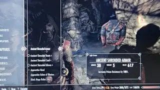 Skyrim Legendary Collector Series Episode 192 - Dark Brotherhood - Ancient Shrouded Armor 