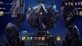 Playing Evil G.E.B in Smite 2