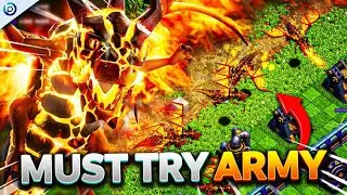 how to 3 star dragon cliff in two attacks, th12 super dragon attack,  super dragon #coc #sumit007