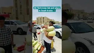 AC Technician Job and salary in Saudi Arabia  #youtubeshortsvideo #firozkavlog
