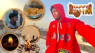 Lohri Celebration At Home 🔥 | Bonfire, Rewri & Gajak | Daily Vlog #day21 