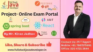Проект — Портал онлайн-экзаменов | JDK 25 | Spring Boot 4 | Автор: Киран Джадхав