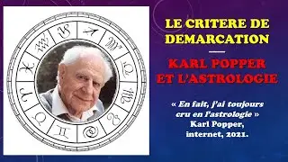 Crit&egrave;re de d&eacute;marcation, Karl Popper, astrologie