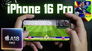 Тест iPhone 16 Pro eFootball 2024 с тестом аккумулятора