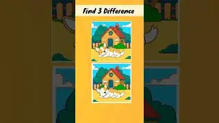 Find Only 3 Differences! 🔍 Can You Spot Them All?