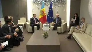 Meeting with the Prime Minister of Moldova, Vlad FILAT