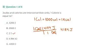 OAT Science Free Practice Question 1