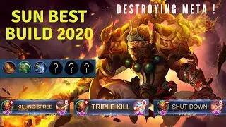 OFFLANE SUN DESTROYS META || OP SUN 2020 BUILD || MOBILE LEGENDS BANG BANG 2020