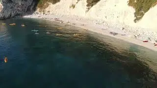 Spiaggia due sorelle in canoa -Riviera del Conero