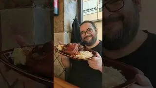CODILLO y SALCHICHAS ALEMANAS en la cervecer&iacute;a ALQUITARA en Vic&aacute;lvaro  #bigjpeldevorador