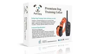 PetSpy Premium Dog Training Shock Collar M686 - Operational Guide