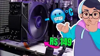 AirCooler Bom e Barato? de 72&deg;C para 50&deg;C no PROCESSADOR com FROST PULSE PCYES!