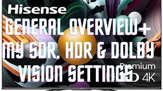 Общие настройки Hisense U8g + Мои настройки SDR, HDR и Dolby Vision